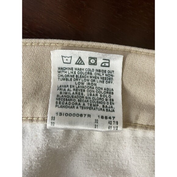 Lee Relaxed Fit Womens  Size 10 M Tan Straight Leg Mid Rise Pants - Picture 4 of 7